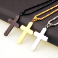 New Classic Small Charms Cross Pendants Silver Jewelry Stainless Steel Jewelry Necklace